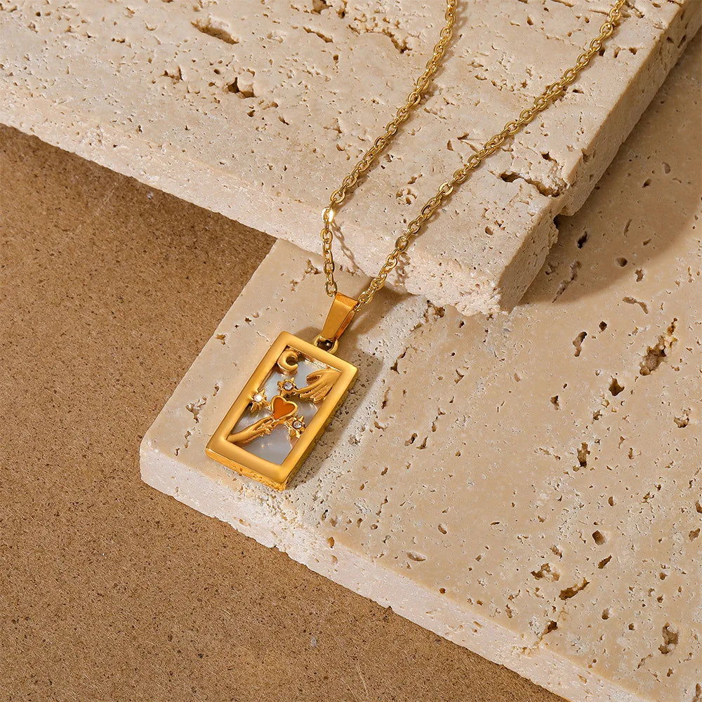 GOLD TAROT NECKLACE