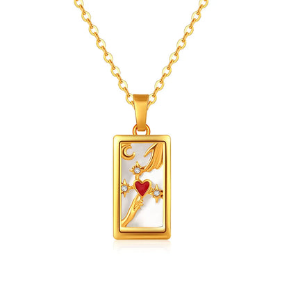 GOLD TAROT NECKLACE