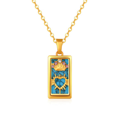 GOLD TAROT NECKLACE