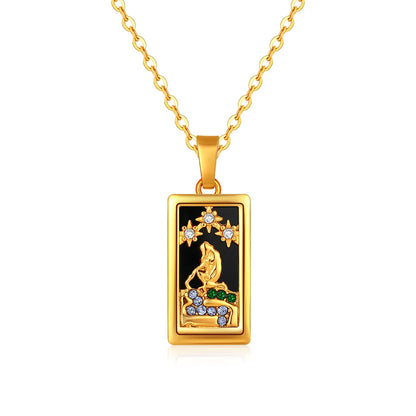 GOLD TAROT NECKLACE