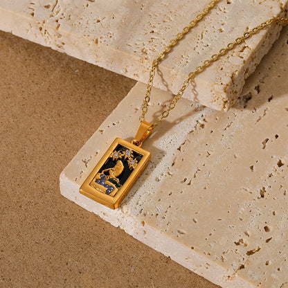 GOLD TAROT NECKLACE