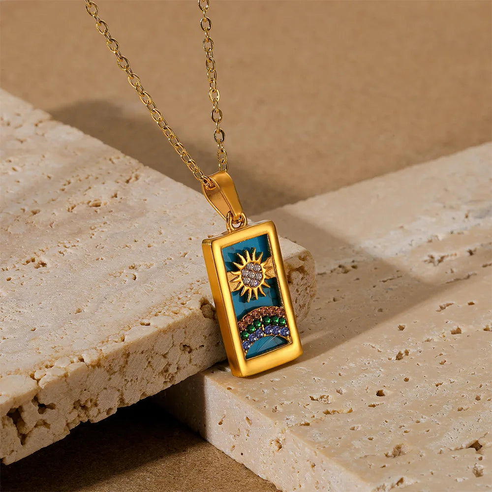 GOLD TAROT NECKLACE