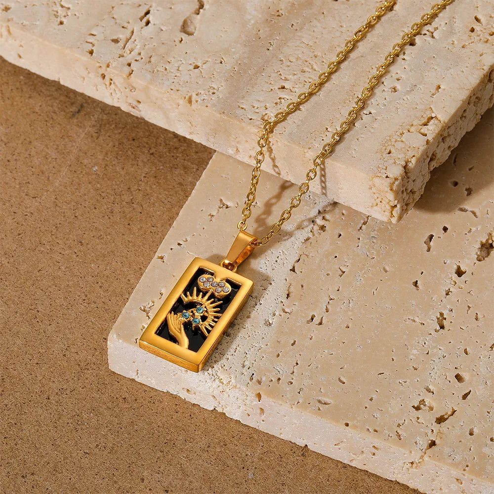 GOLD TAROT NECKLACE