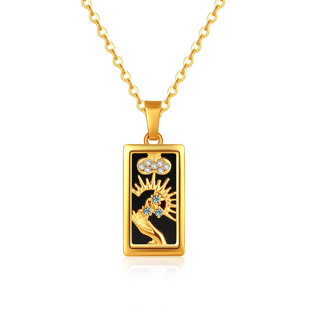 GOLD TAROT NECKLACE