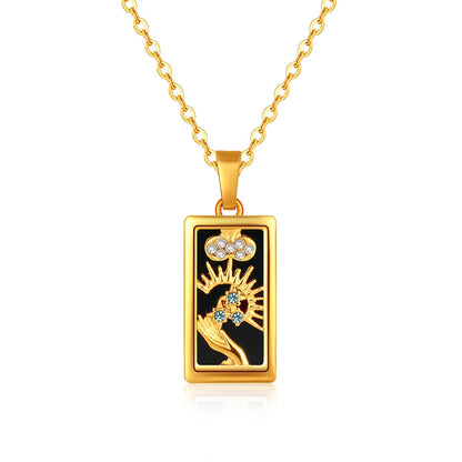 GOLD TAROT NECKLACE