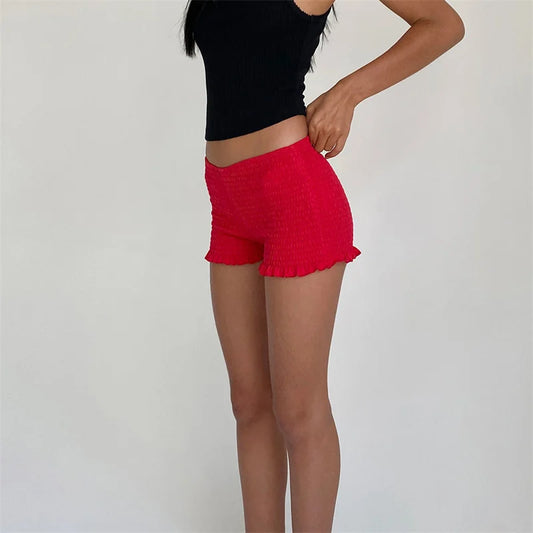 Red Ruffle Bloomers